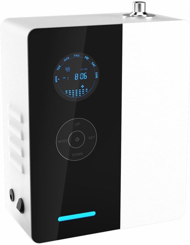 NAMSTE Model 137 WiFi Diffuser Electric Environmental Fragrance Air Diffuser Metal Body HVAC Smart Home Capacity (Black/White)