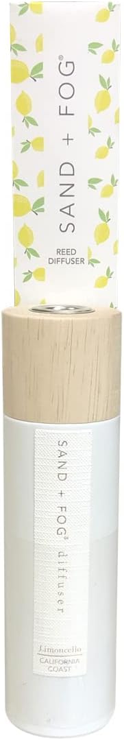 Sand + Fog Limoncello Reed Diffuser | Made with Essential Oils | Fill Your Home with The Your Favorite Luxurious Fragrance (Pack of 2)
