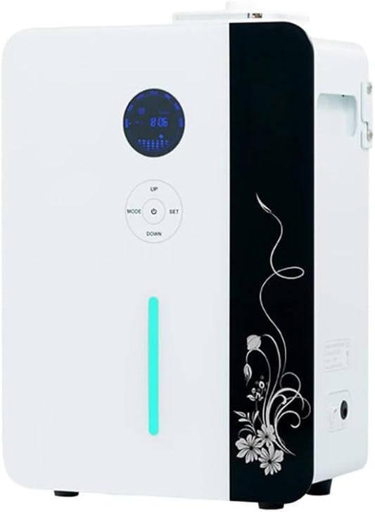 Air Purifier & Diffuser, 800ML Capacity, Wi-Fi & HVAC Compatible, Metal Body, White, for Commercial & Home Use, Coverage 3000m³
