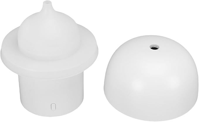 Essential Oil Diffuser Lamp, 6.8x5.6Inch 160ml Ultrasonic Aromatherapy Diffuser, Night Light Quiet Running with USB Powered Design, Ideal for Home & Office (Round Top)