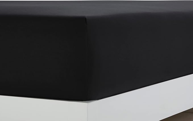 Clara Clark 1800 Premier Series 4pc Bed Sheet Set - King, Black