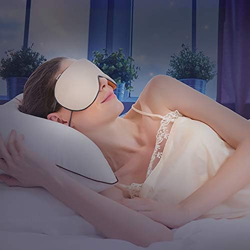 Sleep Mask, DMaos Sleep Aid Super Soft Air Eyes Pillow, Milk Silk and Warm Cloth Sides, Adjustable Slip Hold Strap to Ears - Black + Gray
