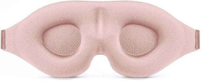 10 Pack Sleep Mask Blackout 3D Sleeping Mask Super Lightweight Soft Mask for Night Sleeping,Office, Travel,Party Games (Pink)