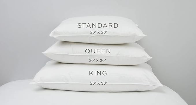 BC BARE COTTON Luxury Hotel Bedding Quality Collection, Ultra Soft dust Proof Plain Pillow Protector | Pillow Cover with Zipper, Soft & Comfortable for Hair and Skin, Standard Size, 4 Pack Set