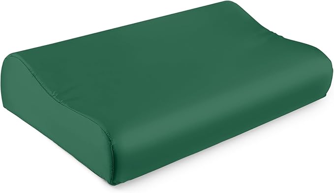 THXSILK 19 Momme 100% Mulberry Silk Pillowcase for Contour Memory Foam Pillow, Cervical Pillow Case Cover, 1 Pack (20"x12"x3.9"/2.7")