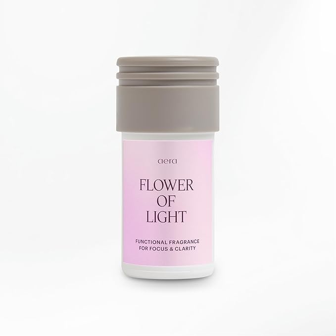 AERA Mini Flower of Light Mini Smart Home Fragrance Scent Refill – Jasmine, Iris & Tonka Bean Aromatherapy Capsule – Functional Fragrance for Focus & Mental Clarity – Works Mini Diffuser