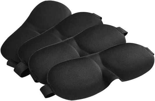 5pcs Block Light Eye Masks Comfortable Eye-Shade for Sleep Travel and Napping Soft Material for Light Sensitivity Relief
