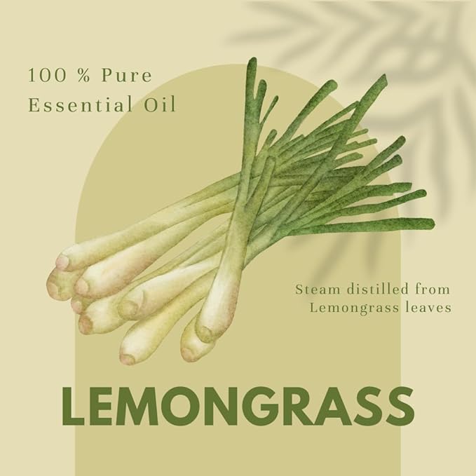 Lemongrass Essential Oil - 15 ml - 100% Pure Essential Oil - GreenHealth