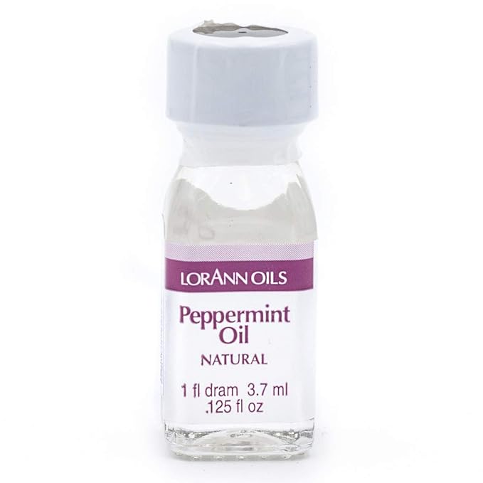 LorAnn Peppermint Oil SS Natural Flavor, 1 dram bottle (.0125 fl oz - 3.7ml - 1 teaspoon)