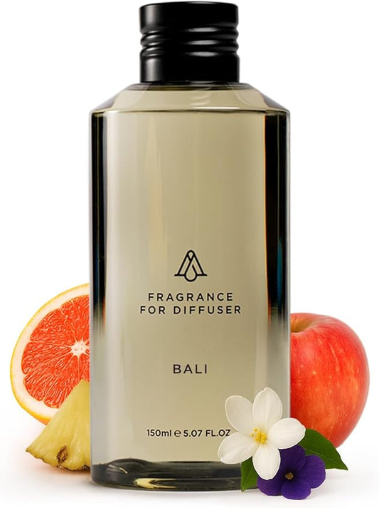 AromaPlan Hotel Scents Bali 5 Fl Oz (148ml), Home Luxury Aroma & Hotel Fragrance Diffuser Oil- Hotel Diffuser Oil for Aromatherapy- USA Made, Bigger Bottle, Bolder Aroma & Longer Lasting