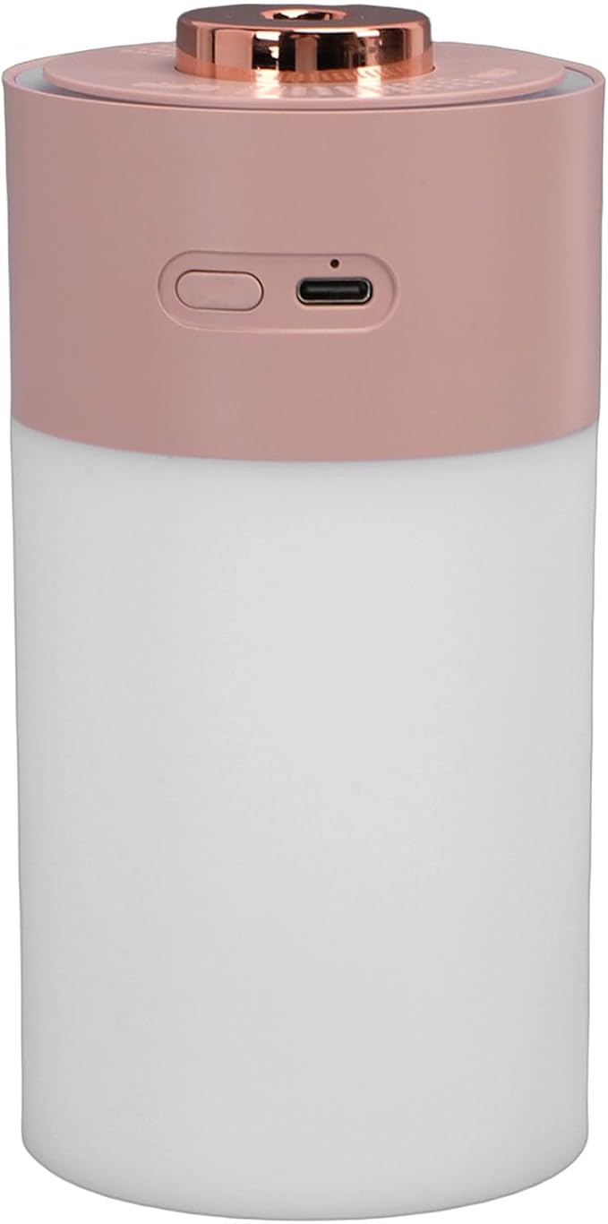ASHATA 300ML Essential Oil Diffuser, Quiet Aromatherapy Diffuser Scent Humidifier with Ambient Light and Timer, for Room Bedrooms Office Home (Pink)