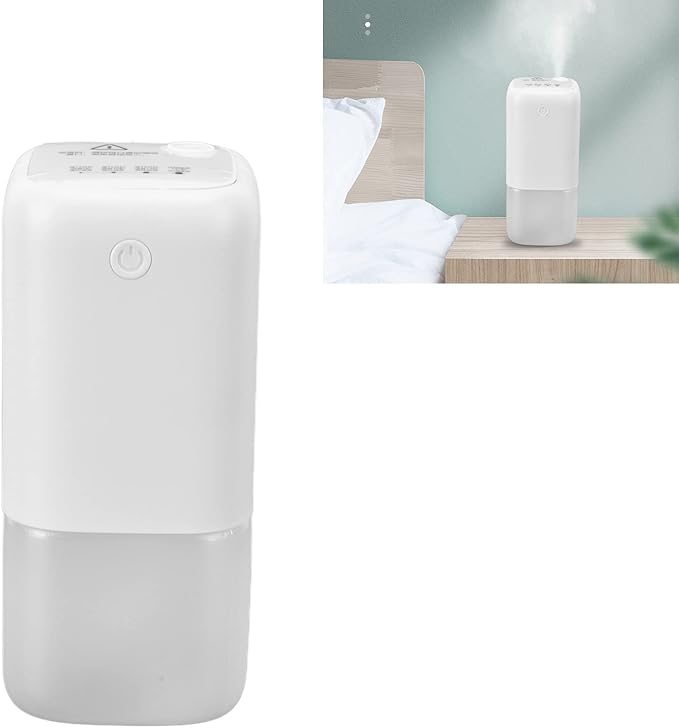 Essential Oil Diffuser 150ml Aromatherapy Humidifier with Microporous Atomization - Adjustable 4 - Speed Mist, Compact & Quiet for Bedroom, Home, Office Relaxation (White)