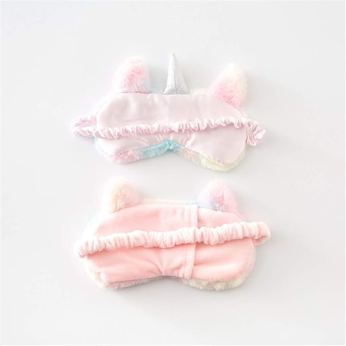 Cute Animal Sleeping Mask Soft Plush Blindfold Cute Rabbit Panda Koala Eye Cover Eyeshade for Kids Teens Girls Women (Rabbit)