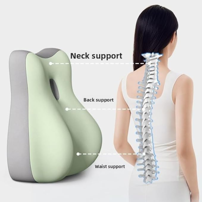 Butt Cushion for Couples Pregnant Women Enhanced Supporting Model Furniture Pillow Support Pillowcase Suitable for Home Use, Ideal for Sitting and Lying, Pillow Modern and Simple Style (Green)