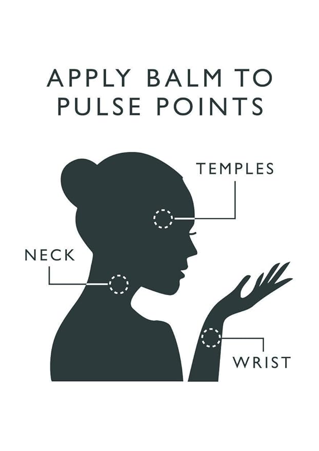 Scentered Aromatherapy Balm Sticks for Stress Relief & Positivity - Roll On Essential Oil Blends of Grapefruit, Lemon, Chamomile - Aromatherapy Gifts for Women - De-Stress & Happy