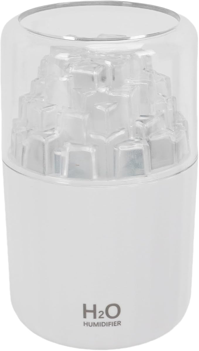 Zerodis Car Diffuser Humidifier Diffusers Essential Oil with Ambient Light Mini Portable Mist Maker with Dual Spray Modes Auto Shut Off for Car Home Office Bedroom (White)