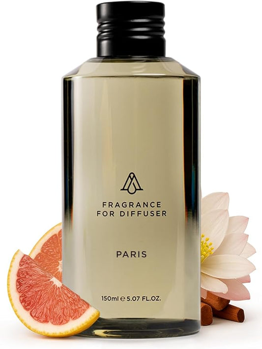 AromaPlan Hotel Scents Paris 5 Fl Oz (148ml), Home Luxury Aroma & Hotel Fragrance Diffuser Oil- Hotel Diffuser Oil for Aromatherapy- USA Made, Bigger Bottle, Bolder Aroma & Longer Lasting