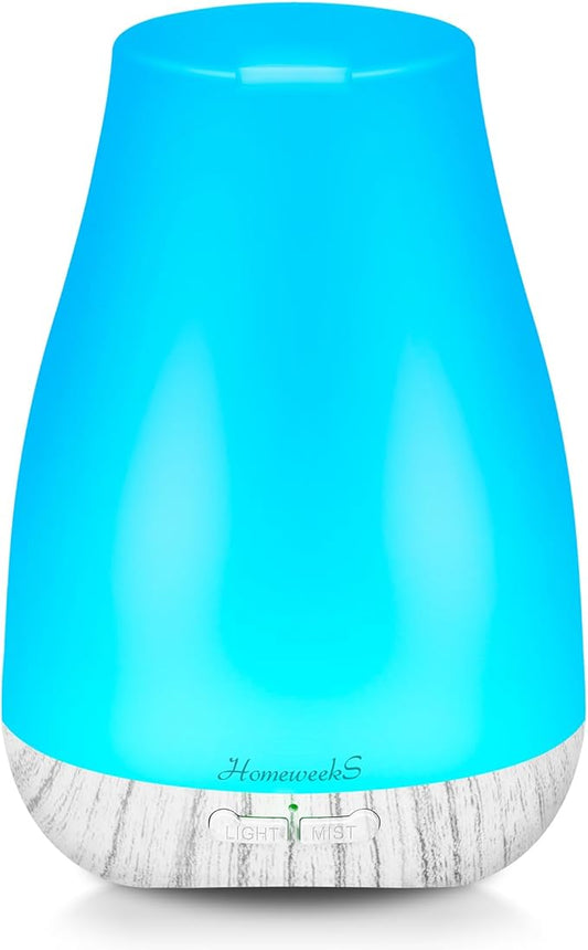 Aromatherapy Essential Oil Diffuser for Room: Air Humidifier Aroma Scent Cool Mist Diffusers Colorful Light Cute Mini Small Waterless Auto Off Ultrasonic for Home Bedroom