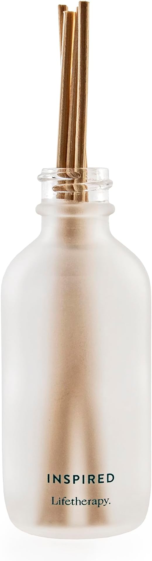 Lifetherapy - Inspired -Mini Reed Diffuser w/Cap, Mood-Boosting Scent, Natural Essential Oils, Alcohol-Free, Ideal for Home, Office, Travel & Giftable 2oz