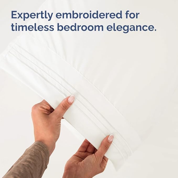 Standard Pillow Cases Set of 10 - Ultra Soft Hotel Quality Pillowcase Covers - Comfy & Wrinkle Free - Shrink, Stain and Fade Resistant - Machine Washable Pillow Protectors - 10 Pcs Set - Antique White