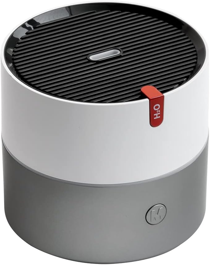 SENMUL Essential Oil Diffuser, Aroma Diffuser Humidifier 230ml Portable 7 Changing Colors Ultrasonic Noiseless for Bedroom Home Office Yoga Meditation Relaxation (White)