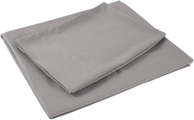 Sfoothome King Sheets Set - Gray Hotel Luxury 4-Piece Bed Set, Extra Deep Pocket, 1800 Series Bedding Set, Sheet & Pillow Case Set (King, Gray)