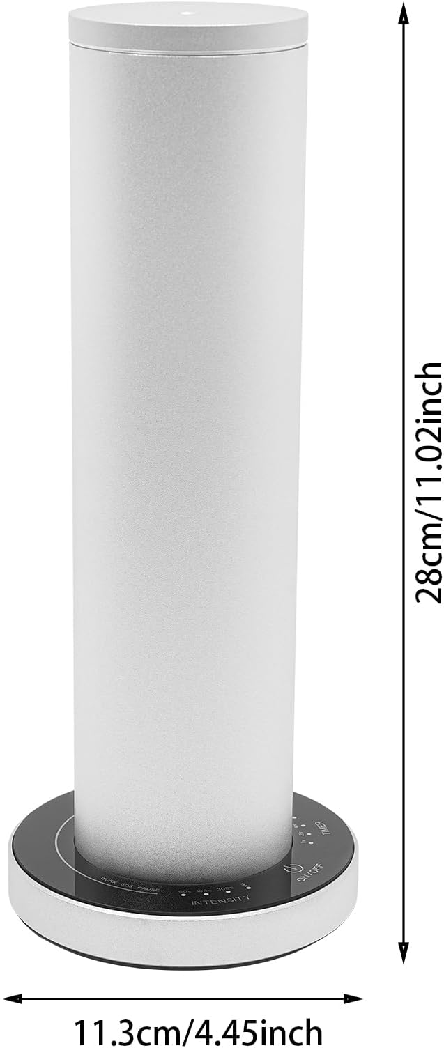 110ML Aroma Scent Diffuser Large Room Aromatherapy Diffuser- 10000 FT³ Smart Essential Oil Diffuser with App Control Ideal for Home Office, Hotel (Sliver)