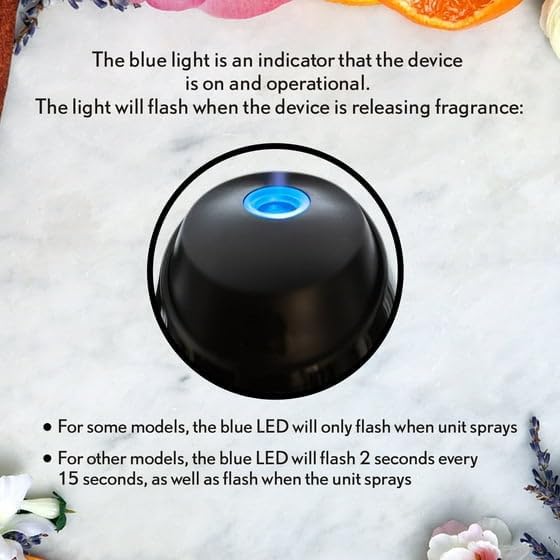 Essential Mist Refill for Essential Oils Diffuser, Lavender and Almond Blossom, 3 Count, Air Freshener, Adjustable Intensity