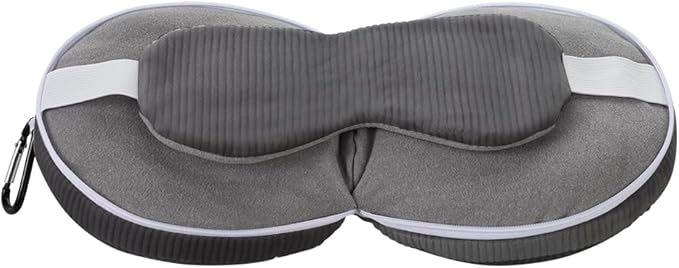 PENINSULA LOVE 2 in 1 Travel Pillow with Eye Mask Cotton Sleeping Neck Pillow for Airplane Portable Plane Travel Accessories
