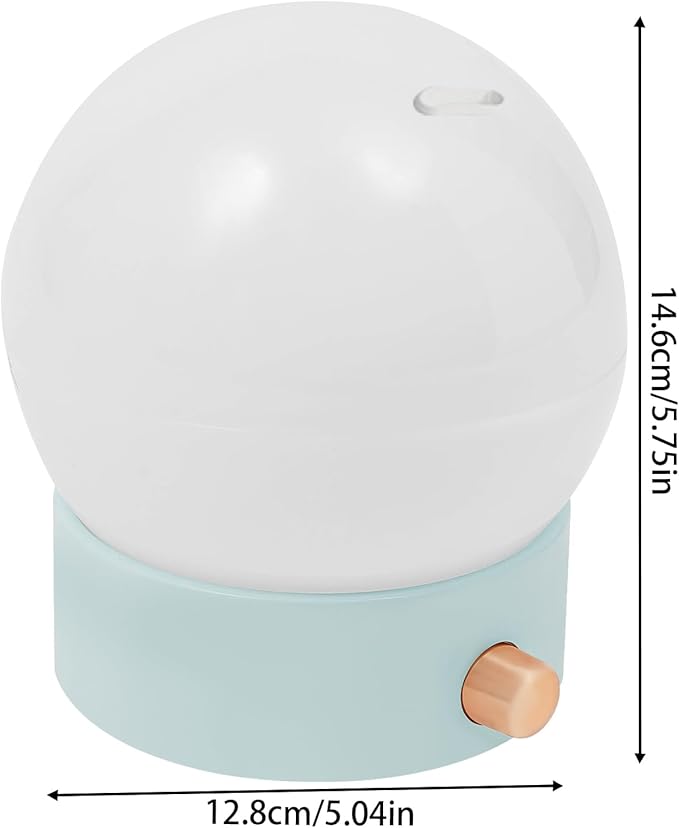 Essential Oil Diffuser 3-in-1 Aromatherapy Diffuser, Modern Round Aromatherapy Fragrant Aroma Diffuser, Quiet Tabletop Premium Humidifier with USB Interface for Bedroom Office (Blue)