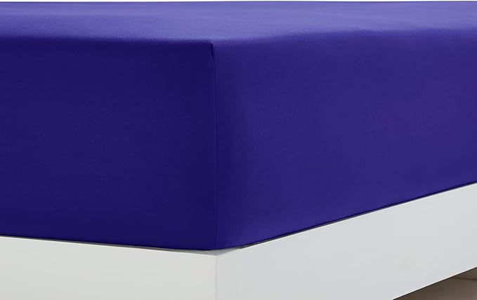Clara Clark Bed Sheets, Premier 1800 Series 4 Piece Bed Sheet Set, Deep Pocket, Wrinkle, Fade, Stain Resistant, Luxury Soft Bedding Sheets & Pillowcases, King, Royal Blue