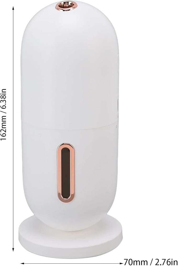 Aramox Essential Oil Diffuser Ultra Quiet Portable Easy Aromatherapy Diffuser for Home Office (White)
