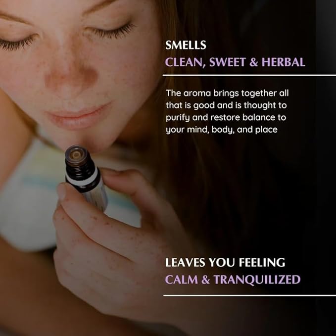 White Sage & Lavender Essential Oil Diffuser Blend by Aromafume | 3x10ml/0.33 fl oz | Aromatherapy Oil for Cleansing Negative Energy & Protection | Ethically sourced | Sage Oil for Smokeless Smudging