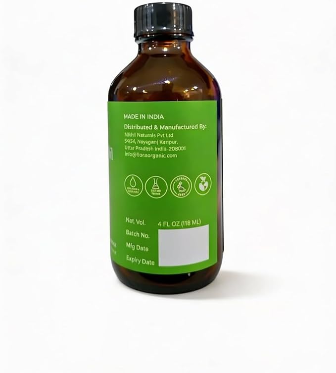 Lemongrass Essential Oil 4 Fl Oz 100% Pure and Natural Essential Oil with Dropper for Diffuser Aromatherapy Massage Candle and Soap Making Fragrance (118 Ml)