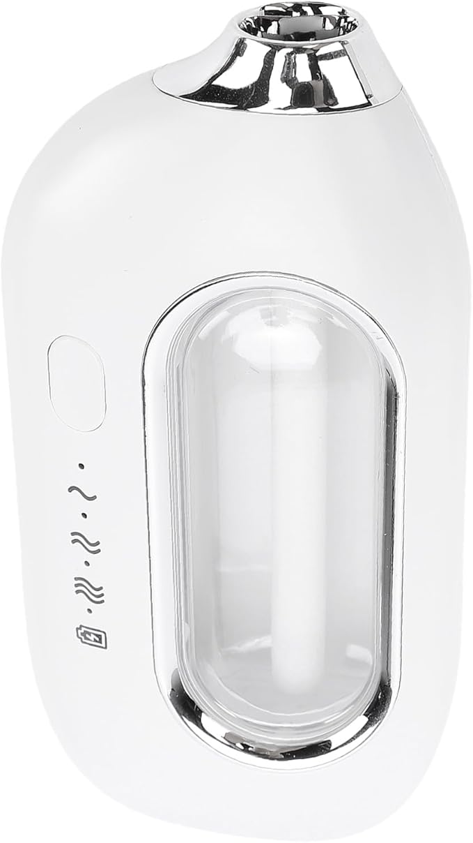 ZJchao Wall Mounted Essential Oil Diffuser 3 Spray Settings Quiet Ultrasonic Aromatherapy Diffuser for Home Office Bedroom Bathroom ABS Material 500mAh Battery (White)