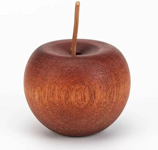 1 Packs Wood Apple Essential Oil Diffuser Bulk Small Passive Oil Diffusers Aromatherapy Round Wooden Grain Portable Air Freshener for Car Aromatherapy Home Office Bathroom(Brown)