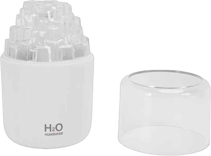 Zerodis Car Diffuser Humidifier Diffusers Essential Oil with Ambient Light Mini Portable Mist Maker with Dual Spray Modes Auto Shut Off for Car Home Office Bedroom (White)