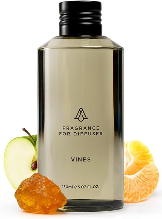 AromaPlan Hotel, Home Luxury Scents, Vines 5.07 Fl Oz (150ml) | Fragrance for Cold Air & Waterless Diffuser Oil | Home Luxury & Hotel Scent for Aromatherapy- USA Made, Bigger Bottle & Longer Lasting