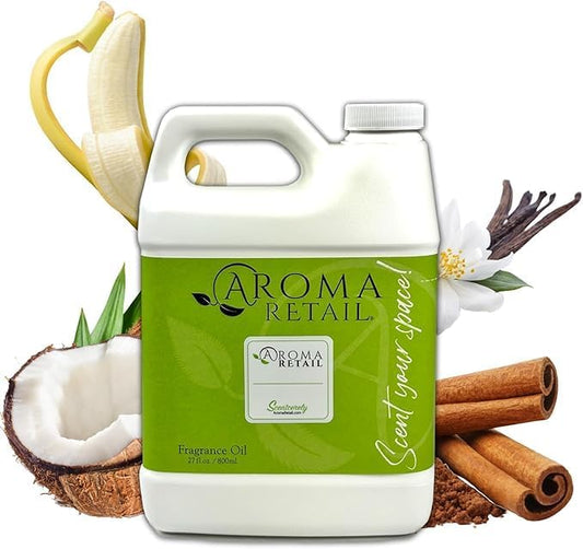 Aroma Retail Fragrance Oil Refill for Scent Machine Aroma Diffuser (27 fl oz, Coconut Spice)