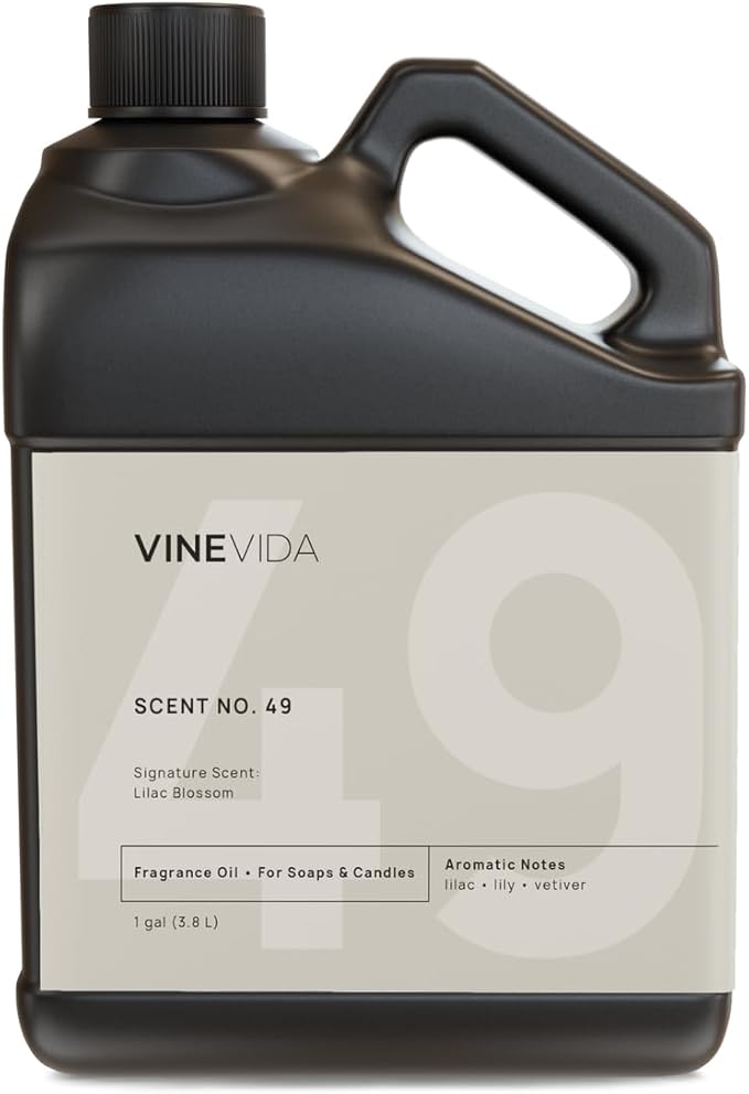 VINEVIDA [128oz] Lilac Blossom Fragrance Oil for Candle Making - Made in USA Scents for Soap Making - Natural Candle Fragrance Oil