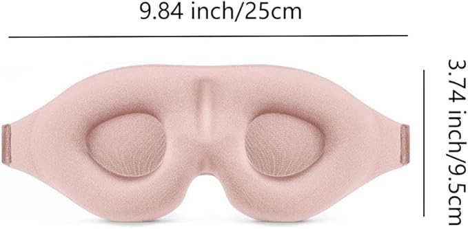 10 Pack Sleep Mask Blackout 3D Sleeping Mask Super Lightweight Soft Mask for Night Sleeping,Office, Travel,Party Games (Pink)