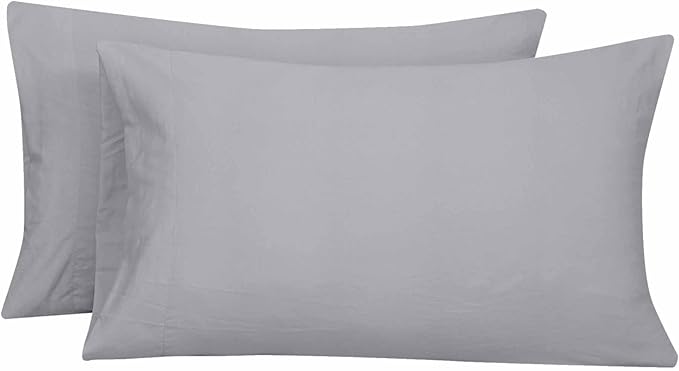 Royale Linens 6 Piece Queen Sheets Set - Soft Brushed 1800 Microfiber Bedding - 1 Fitted and 1 Flat Sheet, 4 Pillow cases - Wrinkle Free & Fade Resistant - Hotel Luxury Bed Sheets (Harbor Mist, Queen)