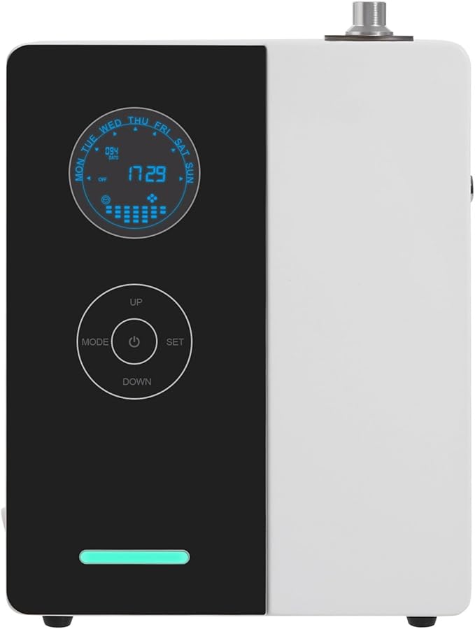 Smart Scent Air Machine, Waterless Essential Oil Diffuser for Home, HVAC Scent Diffuser 200ml Connect to WiFi, Atomizing Machine Cover Up to 1500 Sq.Ft Diffusers for Commercial Hotel Hoom Room