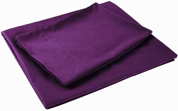 Sfoothome Purple King Sheets Set - Hotel Luxury 4-Piece Bed Set, Extra Deep Pocket, 1800 Series Bedding Set, Wrinkle & Fade Resistant, Sheet & Pillow Case Set (King, Purple)
