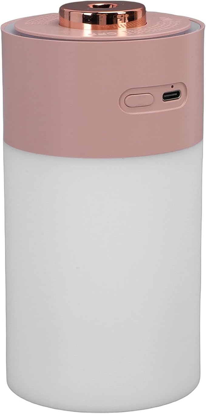 ASHATA 300ML Essential Oil Diffuser, Quiet Aromatherapy Diffuser Scent Humidifier with Ambient Light and Timer, for Room Bedrooms Office Home (Pink)