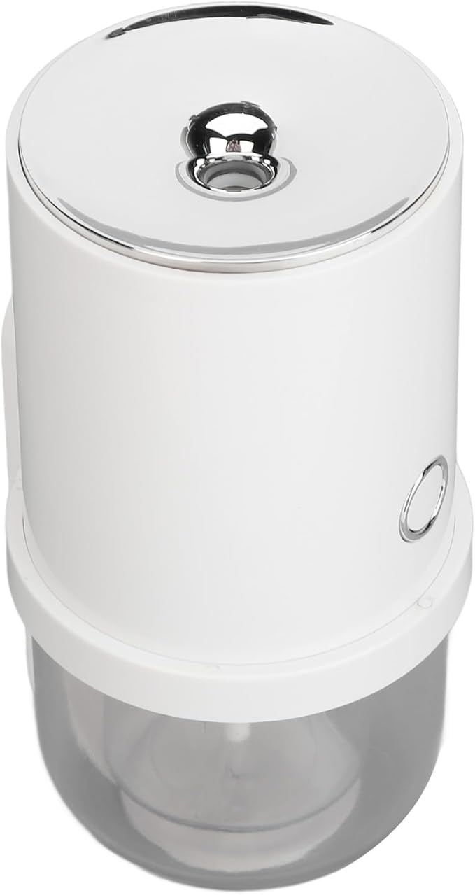 Smart Diffuser Essential Oil Mist Sprayer with Induction Night Light 55ml Capacity for Home Hotel Office White