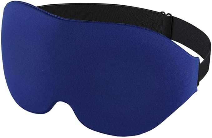 10 Pack Sleep Mask Blackout 3D Sleeping Mask Super Lightweight Soft Mask for Night Sleeping,Office, Travel,Party Games (Blue)