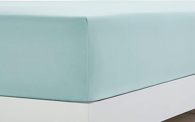 Clara Clark 1800 Premier Series 4pc Bed Sheet Set - King, Light Blue Aqua
