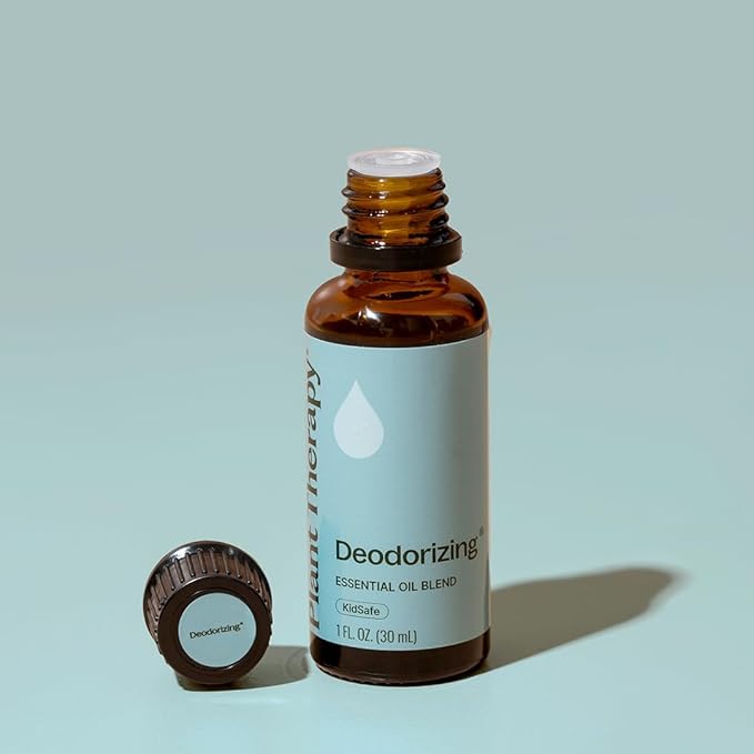 Plant Therapy Deodorizing Essential Oil Blend 30 mL (1 oz) 100% Pure, Undiluted, Therapeutic Grade