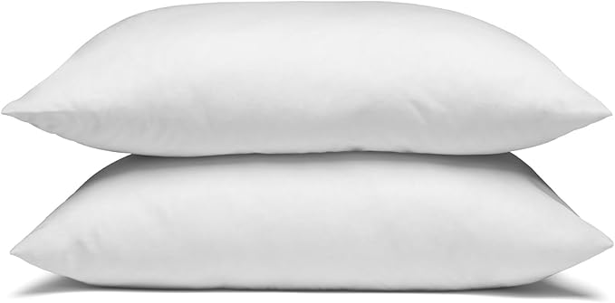 Manchester Mills TemperLoft Serenity Pillows Queen (Set of 2), Down/Down Alternative Fill, 20x30, 100% Cotton Cover, Found in Leading Hotels Nationwide Hospitality Quality Delivered to Your Home